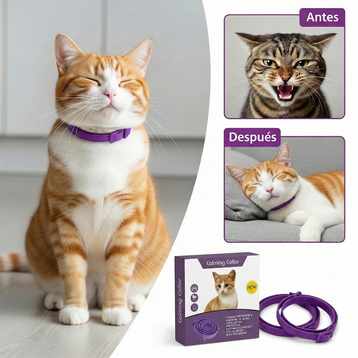 Collar Calmante Para Gatos